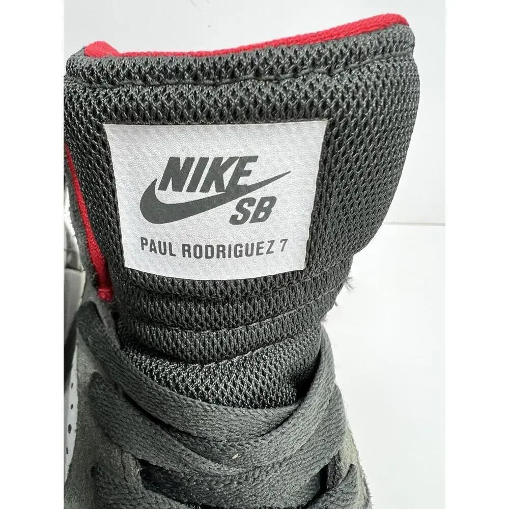 Nike Paul Rodriguez 7 High - Dark Base Gray/White-Base Size 11 616355-010